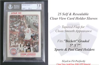 Superior Fit Sleeves for PSA Graded Card Slabs (50) *400*